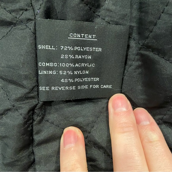 Fleet Street Sport Fur Collared Pea Coat - Picture 2 of 5